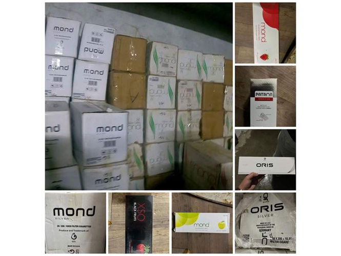 Image from: DRI seizes 71 lakh smuggled foreign-origin cigarette sticks worth Rs 14 crore in North-East Region; 4 persons arrested