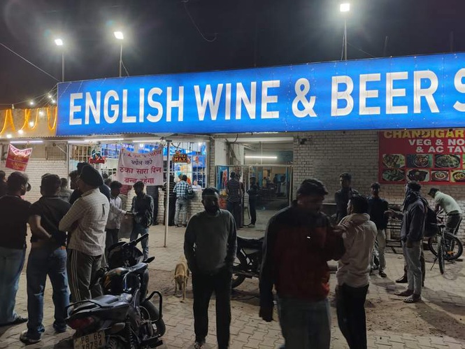 Image from: Decade on, Chandigarh auctions all 97 liquor vends; receives record bids of Rs 563.78 crore