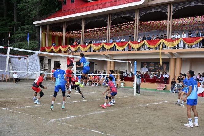 Image from: Shimla Red clinches inaugural anti-chitta inter-dist volleyball title