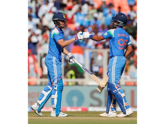 Image from: Skipper Gill, vice-captain Iyer near 3,000 ODI runs ahead of 1st Afghanistan ODI