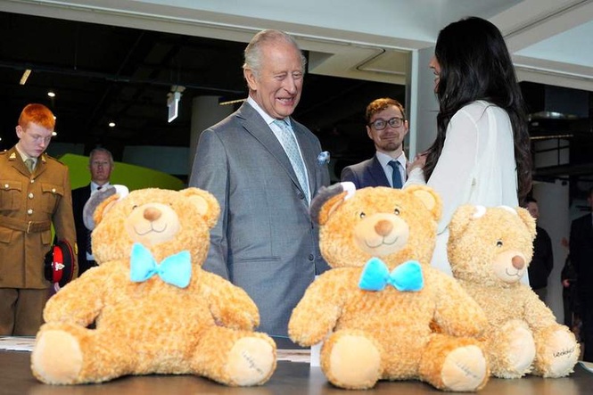 Image from: King Charles to launch afternoon tea-style teddy set inspired by Princess Charlotte's obsession