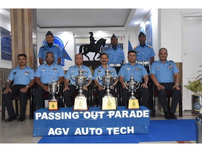 Image from: Chennai: 412 Agniveervayu trainees complete training; Air Vice Marshal Golani reviews Passing Out Parade at AFS Avadi