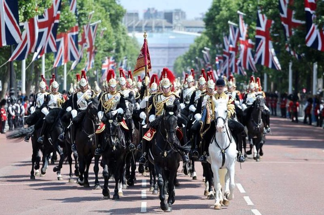 Image from: Trooping the Colour is 'one of the great symbols of British pride'