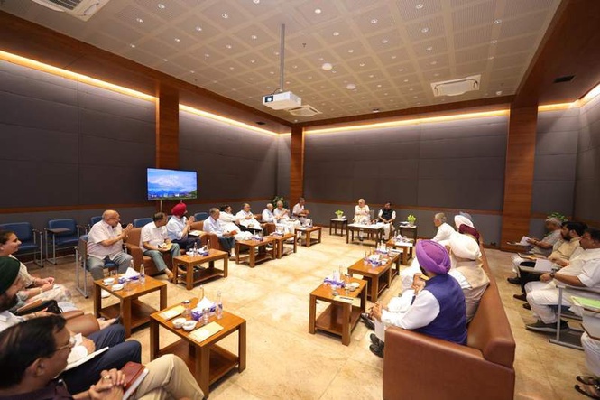 Image from: Amit Shah sounds poll bugle in Punjab, asks BJP leaders to gear up for all 117 seats