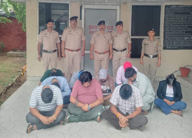 Image from: Woman among 10 non-Himachalis booked for gambling at hotel near Parwanoo