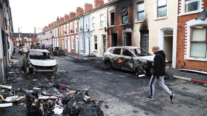 Image from: Belfast anti-immigrant riots show long legacy of sectarian violence