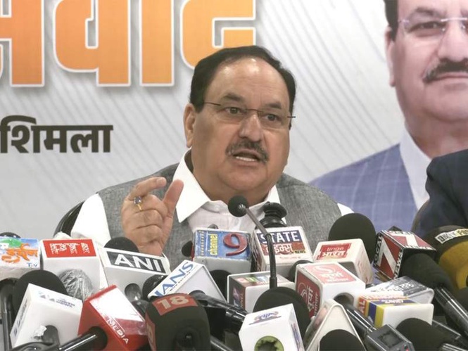 Image from: Congress govt in Himachal failed to deliver development: Union Minister JP Nadda