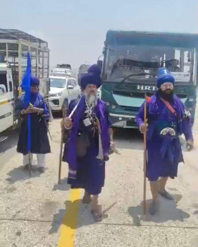 Image from: Himachal entry tax protest: Nihang Sikhs, Sangarsh Morcha to decide next move after June 15 meeting