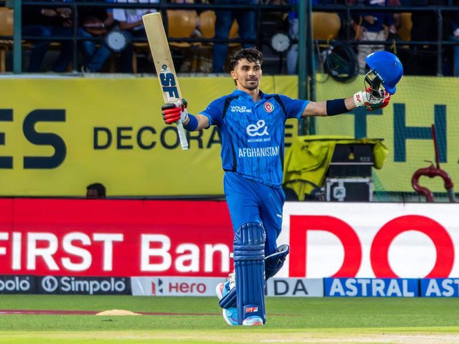 Image from: Gurbaz’s brilliant century guides Afghanistan to 194 in rain-affected ODI against India