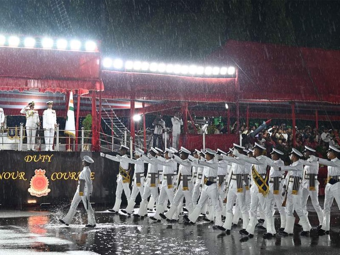 Image from: INS Chilka hosts 'Passing Out Parade' for trainees of 01/26 batch
