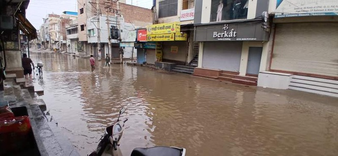 Image from: Pre-monsoon shower exposes chinks in Sirsa’s drainage infra