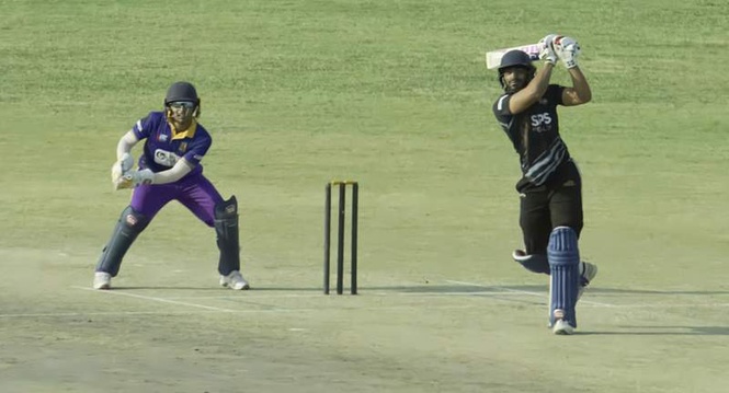Image from: Kush, Azad shine with bat at Chandigarh Premier League