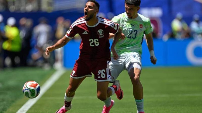 Image from: World Cup 2026: Qatar stuns Switzerland with late equaliser