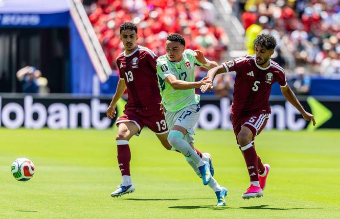 Image from: Qatar shock wasteful Switzerland with late 1-1 at World Cup