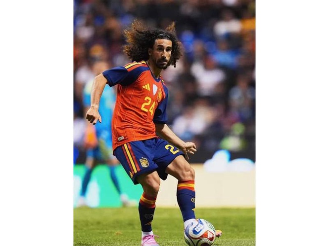 Image from: Wife’s red pyjama top, key chains made by kids: Spain midfielder Cucurella’s FIFA WC lucky charms