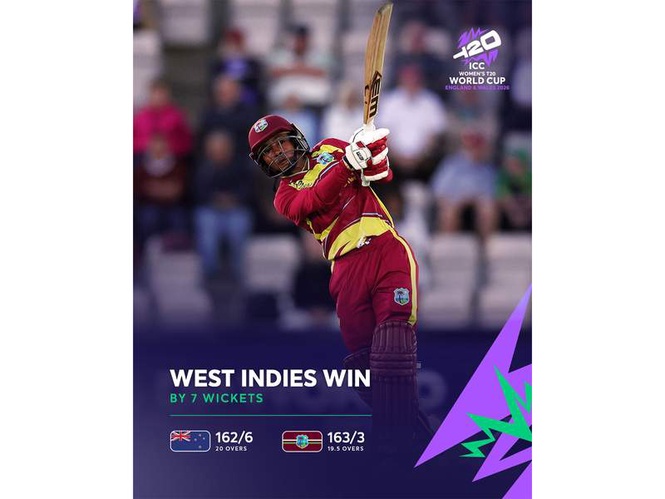 Image from: Women’s T20 WC: Shemaine, Aaliyah help WI seal seven wicket win over defending champs NZ