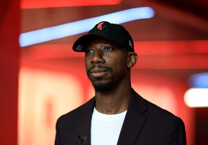 Image from: Bradley Wright-Phillips shares emotional reunion with Arsenal legend dad Ian Wright after 18 months