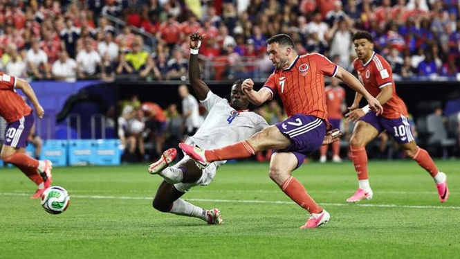 Image from: World Cup 2026: Scotland edge past Haiti with McGinn's opener