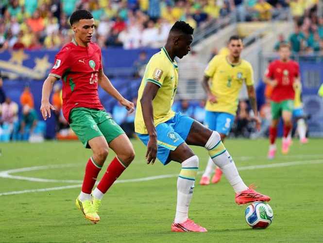 Image from: FIFA World Cup: Head coach Ouahbi hails Morocco's fearless approach after hard-fought draw against Brazil