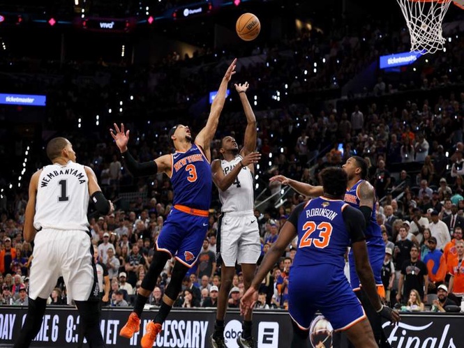 Image from: Knicks win first NBA title since 1973 with 94-90 victory over Spurs in Game 5