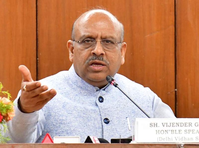 Image from: Delhi: Speaker Vijender Gupta inaugurates civic infra projects across Rohini