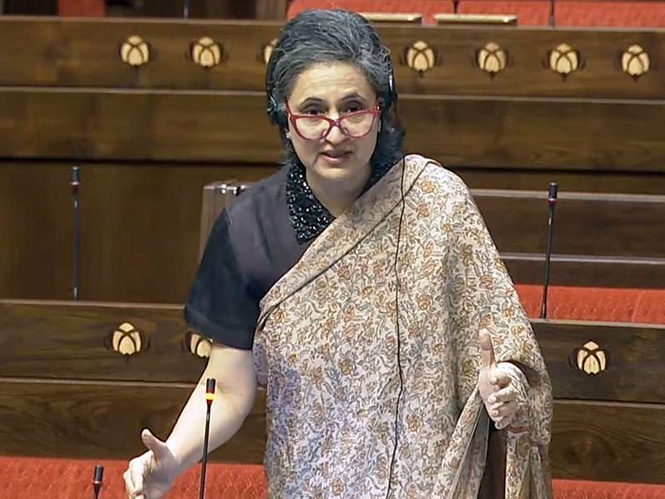 Image from: "No legal provision of a 'separate group' inside Parliament": MP Sagarika Ghose amid TMC rebellion