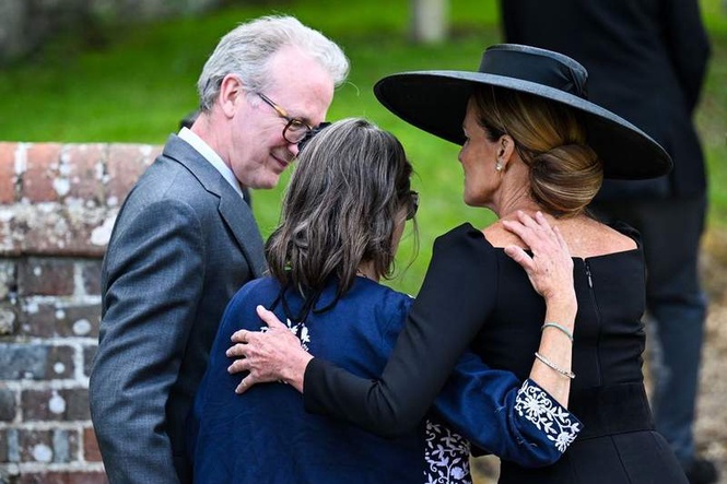 Image from: Senior royals miss Lady Pamela Hicks' funeral due to Trooping the Colour clash