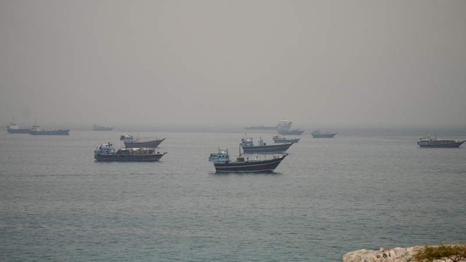 Image from: Vessel with Indian crew involved in incident off Oman coast