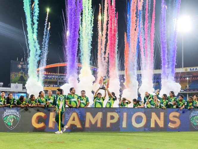 Image from: Chambal Ghariyals clinch maiden MPL T20 Scindia Cup women's crown