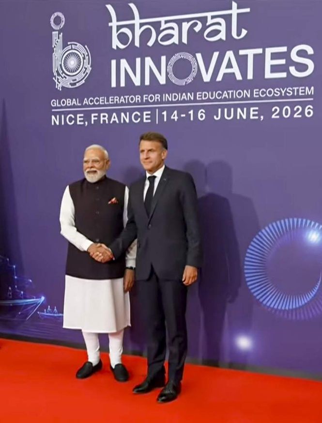 Image from: India is a country of innovation: French President Macron at Bharat Innovates event