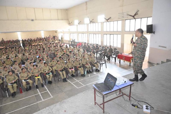 Image from: Cadets motivated to join Armed Forces at NCC training camp in Yamunanagar