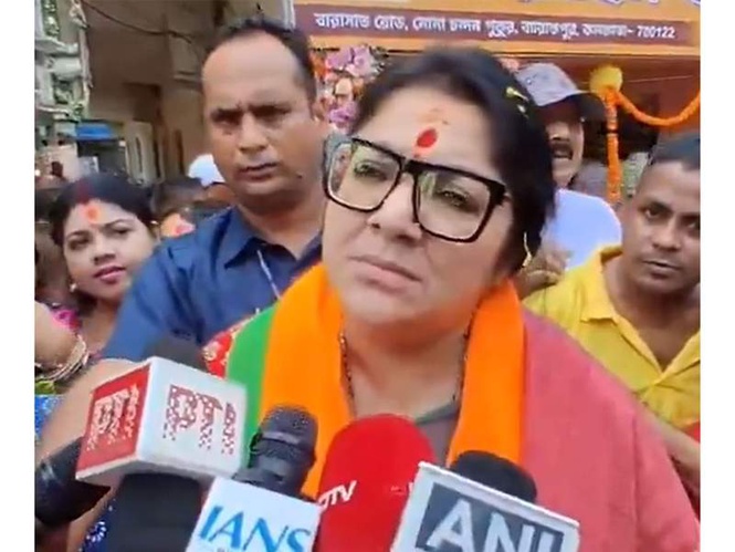 Image from: "Internal matter": Locket Chatterjee dismisses TMC rebellion as party's own crisis