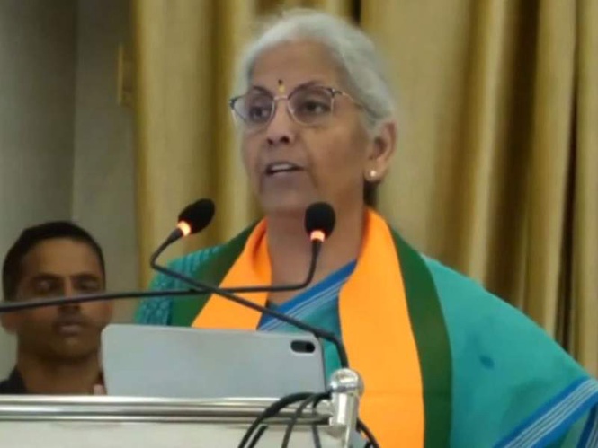 Image from: Karnataka got 5 times more funds under PM Modi Government: Nirmala Sitharaman