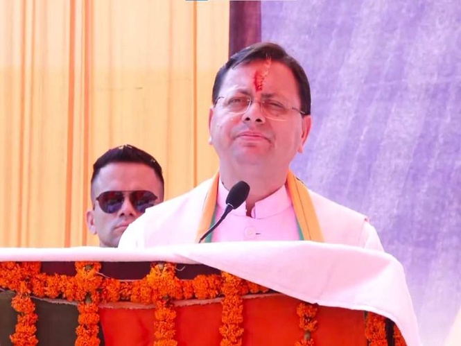Image from: "Unprecedented and historic": Uttarakhand CM Dhami hails PM Modi's leadership at 'Tiffin Baithak'