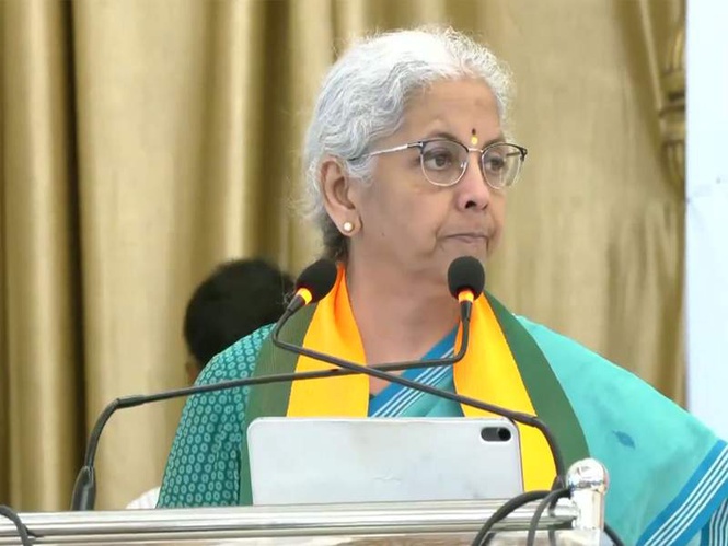 Image from: Nirmala Sitharaman flags global risks, says PM Modi Govt ensuring supply stability amid crude, Hormuz pressures