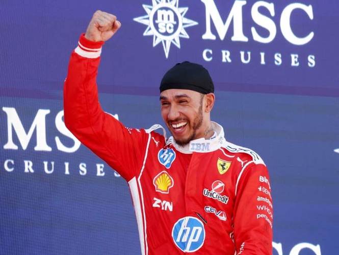 Image from: Lewis Hamilton claims first Ferrari victory at Barcelona-Catalunya Grand Prix