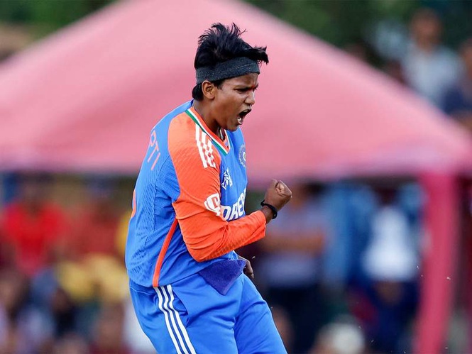 Image from: T20 WC: Deepti Sharma's five-wicket masterclass powers India past Pakistan