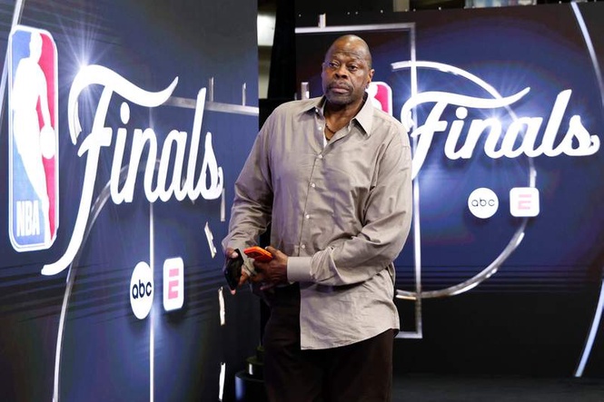 Image from: Patrick Ewing shares emotional reaction to Knicks title as he recalls Tim Duncan