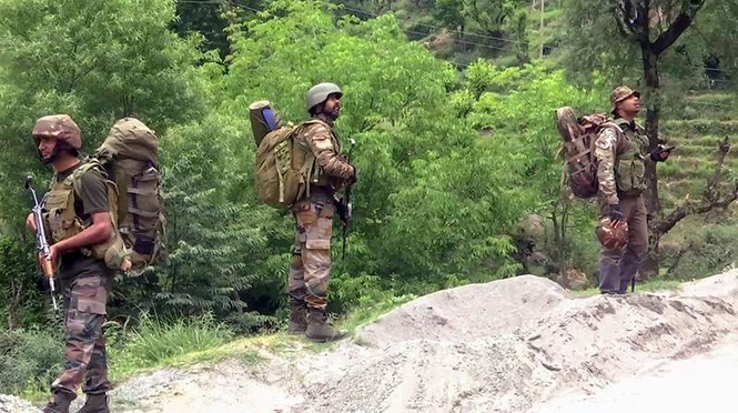 Image from: Security forces scan natural caves in Rajouri as terrorists continue to evade capture
