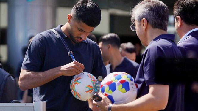 Image from: Iran’s World Cup team arrive in United States