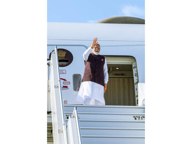 Image from: PM Modi arrives in Bratislava, says "visit will deepen bilateral ties, open new avenues of cooperation"