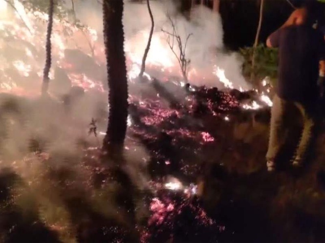 Image from: J-K: Massive fire breaks out in Katehda forest area of Rajouri district