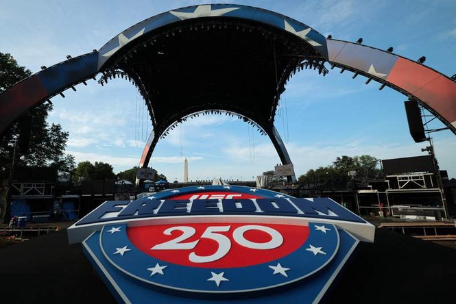 Image from: UFC releases statement pushing back Freedom 250 fights as bad weather moves in