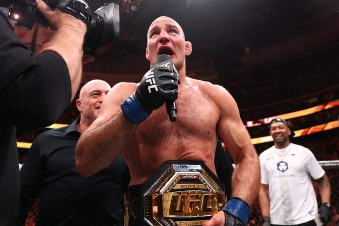 Image from: Sean Strickland keeps trolling Donald Trump hours ahead of UFC White House card