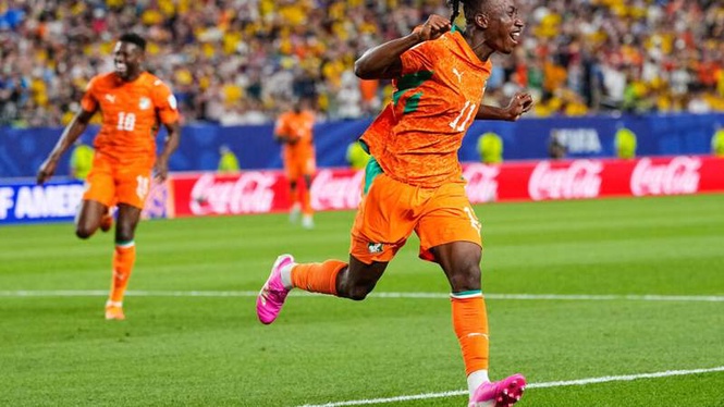 Image from: World Cup: Ivory Coast beats Ecuador with late strike from Amad Diallo