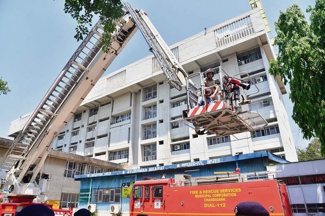 Image from: Open House: Do you think there has been improvement in implementation of fire safety norms in Tricity?