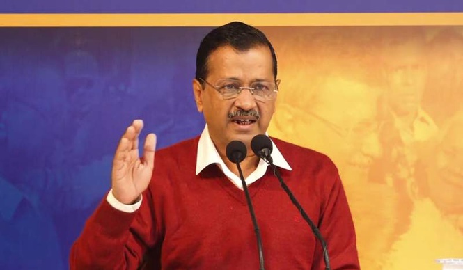 Image from: Arvind Kejriwal thanks Mohali voters for AAP’s victory in civic body polls