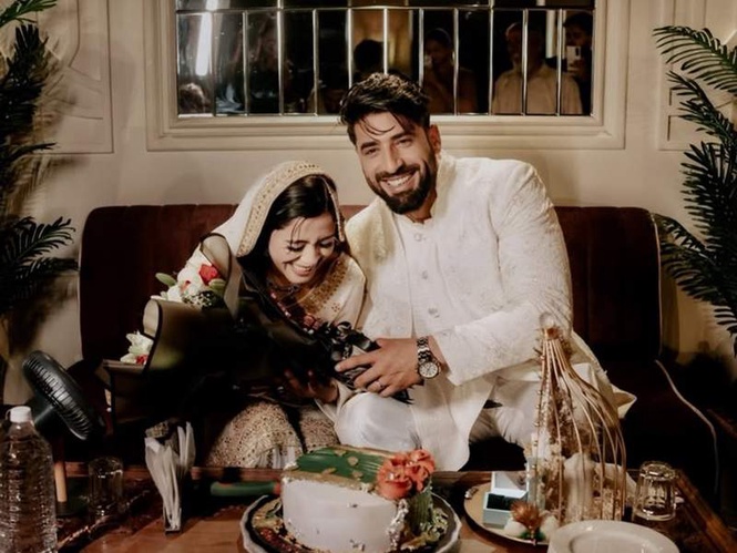 Image from: Urmila Matondkar's ex-husband Mohsin Akhtar marries Nidhaa Bhatt in intimate ceremony