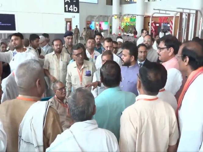 Image from: "Farmers who contributed land for this airport will travel on its inaugural flight": Union Civil Aviation Minister Ram Mohan Naidu  Kinjarapu