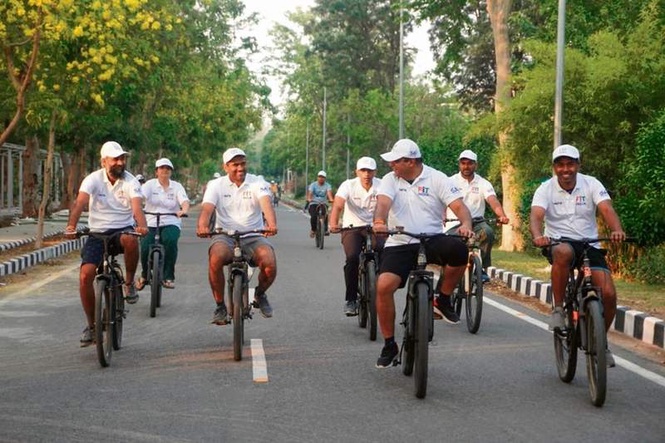 Image from: NIT-Kurukshetra holds ‘Sundays on Cycle’ rally
